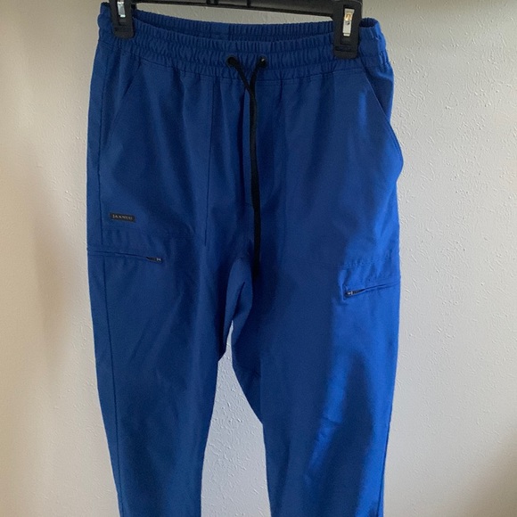 Jaanuu Scrub Jogger Pants - Small Size, Royal Blue - Picture 1 of 4